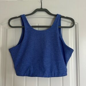 Outdoor Voices blue cropped tank top. Size XL. Never worn!